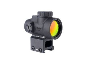 2 MOA Green Dot optic with lower thirds co-witness mount.